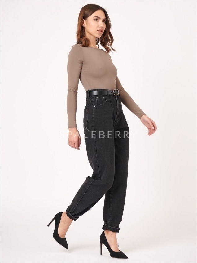 Женские широкие джинсы, модные бананы