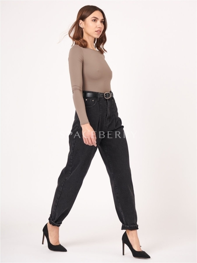 Женские широкие джинсы, модные бананы